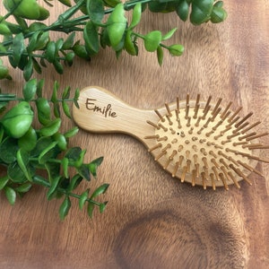 Engraved Travel Brush, Personalized Mini Brush, Mini Personalized Brush, Small Brush
