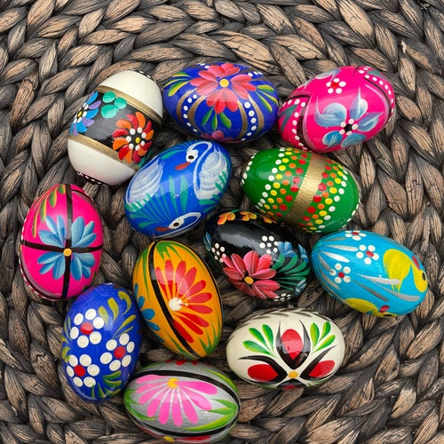 Pysanky Handpainted Easter Eggs Polish Easter Eggs Pisanki Etsy