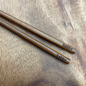 Wood Engraved Chopsticks, Personalized Chopsticks, Chop Sticks, Gift for Sushi Lovers