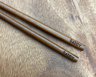 Wood Engraved Chopsticks, Personalized Chopsticks, Chop Sticks, Gift for Sushi Lovers