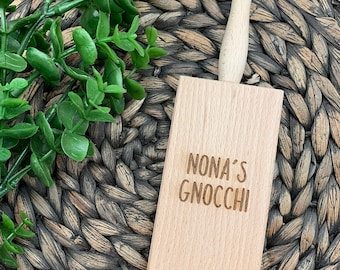 Personalized Gnocchi Board, Engraved Gnocchi Board, Gift For Mom, Kitchen Gift