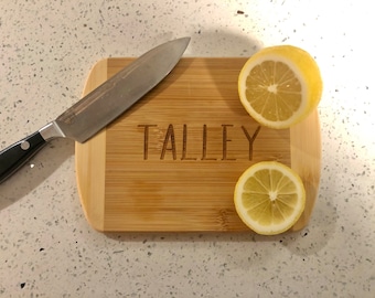 Personalized Small Cutting Board