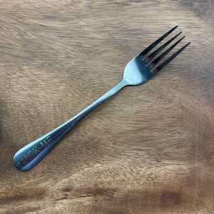 Stainless Steel Engraved Fork - Personalized Fork - Dinner Fork
