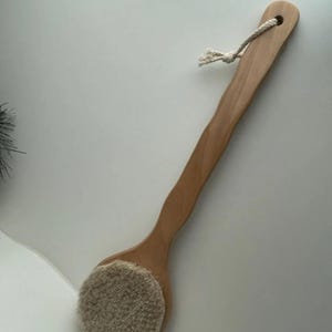 Blank Duschbürste, Körperbürste, Körperpeeling, Holzbürste