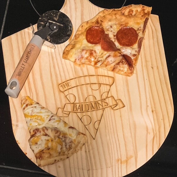 Engraved Pizza Peel Etsy
