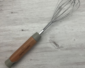 Logo Custom Whisk - Kitchen Whisk - Personalized Whisk - Egg Beater - Egg Whisk - Chef Gift - Laser Engraved Whisk - Cook Off Prize
