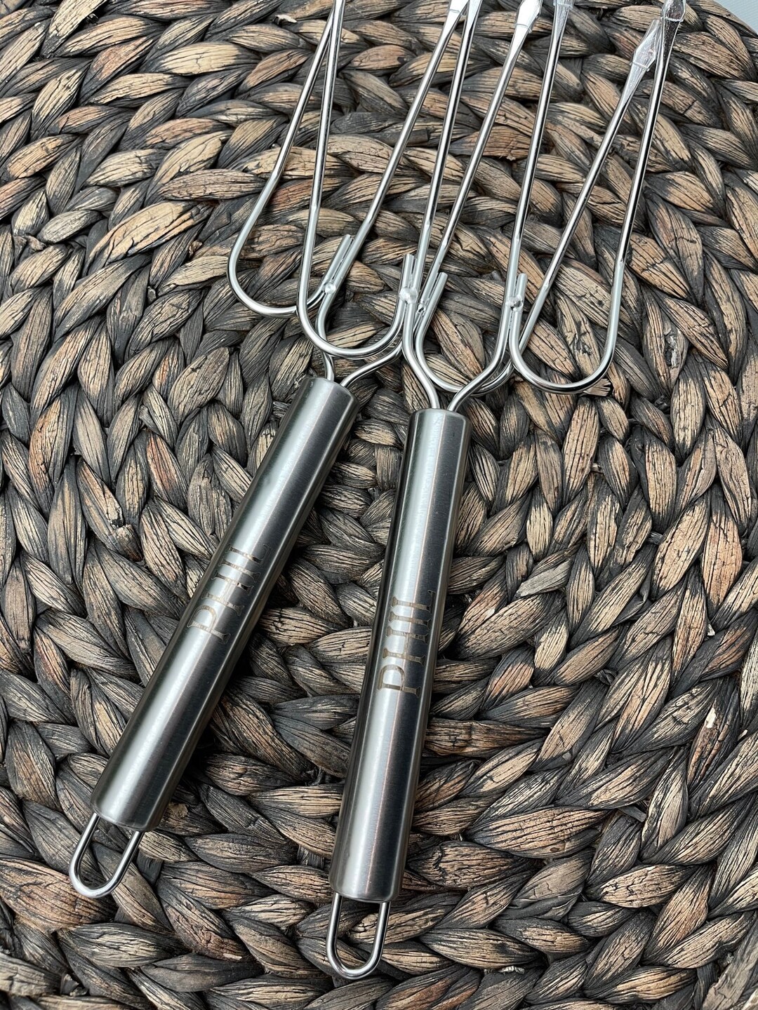 Stainless Steel Turkey Lifter, Meat Forks, Roasting Meat Etsy