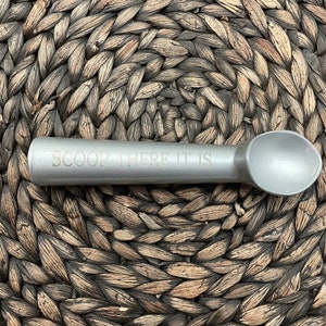 Engraved Ice Cream Scoop - Custom Ice Cream Scoop- Personalized Ice Cream Scoop- Kitchen Gadget