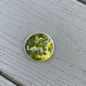 Golf Ball Marker, Engraved Personalized Ball Maker, Gifts for Golfer image 5