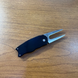 Blank Black Divot Tool, Golf Ball Marker Tool, Magnetic Marker Divot Tool, Gifts for Golfer