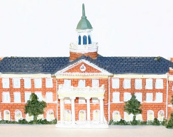 Elon University Christmas Ornament, Alamance Building, College