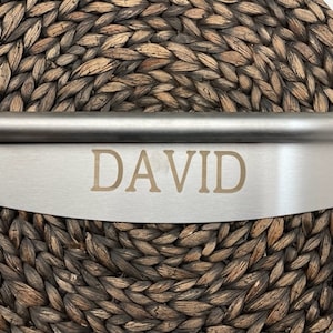 Personalized Stainless Steel Pizza Rocker, Custom Pizza Cutter, Pizza Slicer