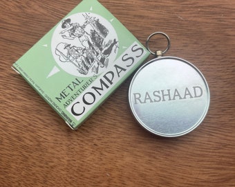 Personalized Metal Compass - Engraved Toy Compass - Kids Engraved Compass