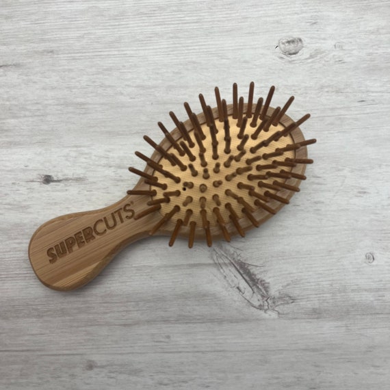 Bamboo Hair Brush Wooden Hair Brush Mini Pocket Hair Brush Travel Hair Brush  