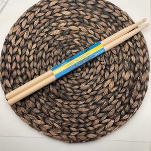12 Blank Drum Sticks, Drum Stick Set, Dozen Drummer Gifts, Size 5A
