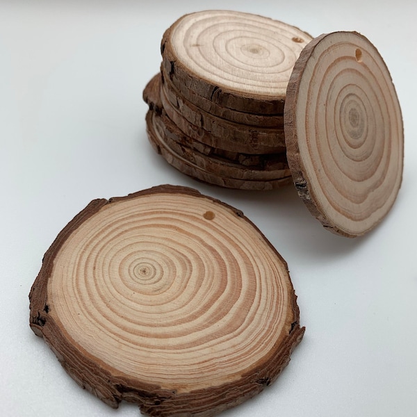 DIY Wood Slice Ornaments: Christmas Craft Supplies