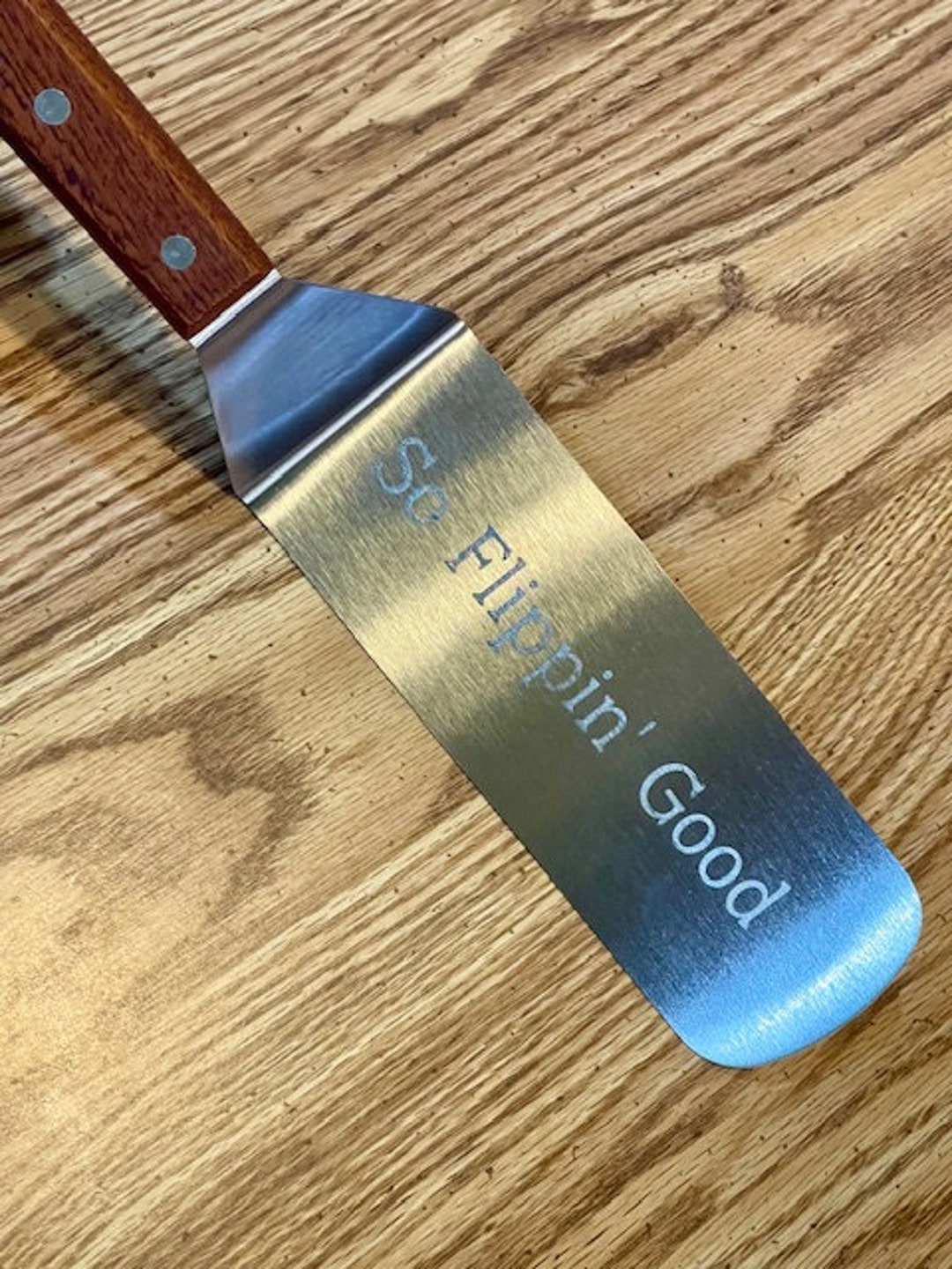 Metal Engraved Hibachi Spatula Personalized Spatula Grill Spatula Flipper Etsy Canada