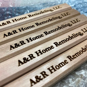 Personalized Carpenter Pencil, Gifts for Dad, Gift for Builder, Contractor Gift