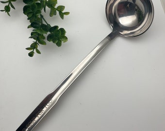 Personalized Stainless Steel Ladle, Engraved Soup Ladle, Cooking Spoon