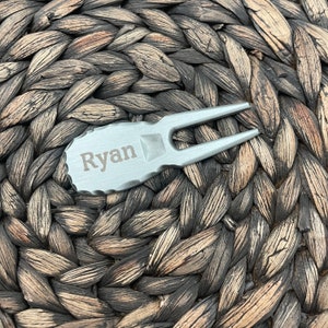 Engraved Golf Divot Tool, Engraved Golf Ball Marker Tool, Gifts for Golfer