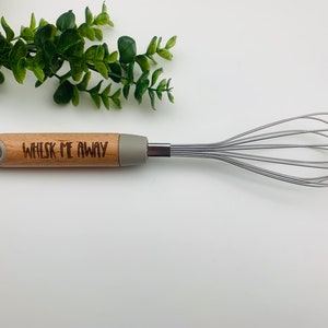 Custom Whisk Kitchen Whisk Personalized Whisk Egg Beater Egg Whisk Chef Gift Laser Engraved Whisk Cook Off Prize image 1