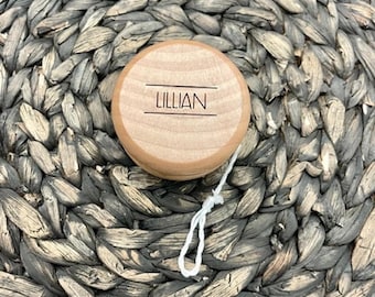 Personalized YoYo, Custom Name Yo-Yo - Classic YoYo - Engraved YoYo - Stocking Stuffer - Personalized Toy - Classic Gift - Wood Toy