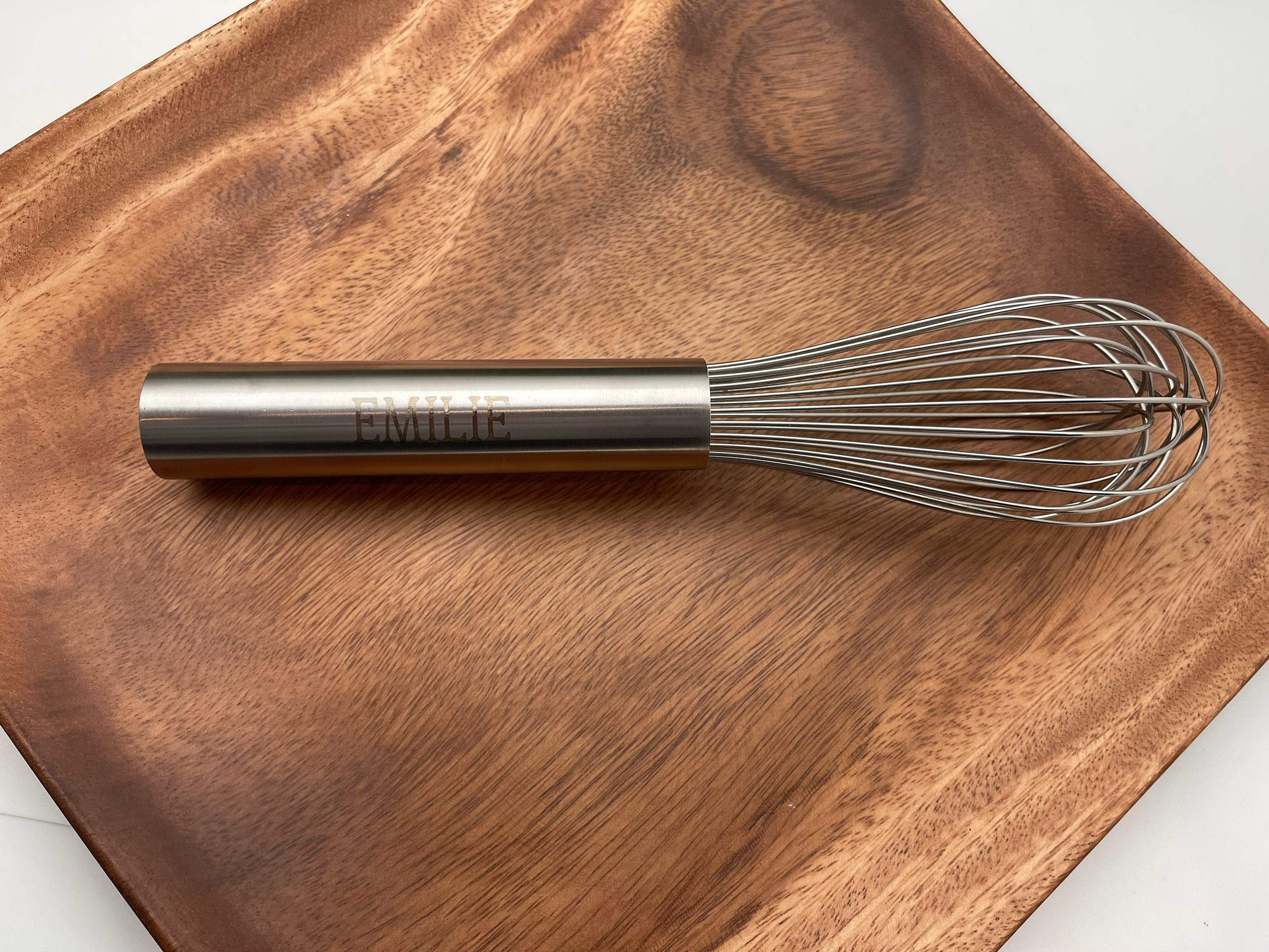 Imprinted Promotional Whisk  Personalized Whisk with Stainless Handle