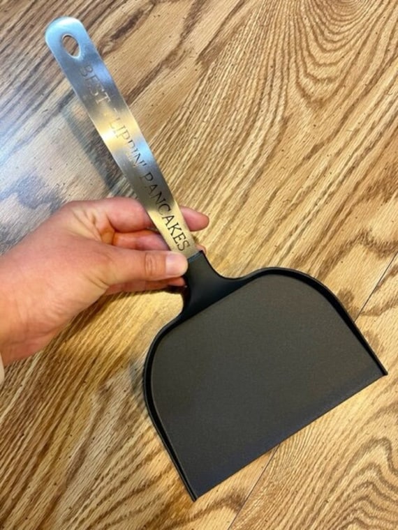 Personalized Long Pancake Flipper Spatula Stainless Steel Griddle