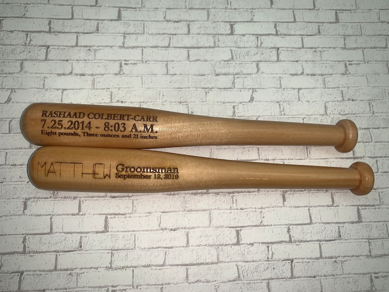 Personalized Mini Souvenir Bat Engraved Baseball Bat Etsy