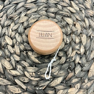 Custom Personalized YoYo, Custom Name Yo-Yo - Classic YoYo - Engraved YoYo - Stocking Stuffer - Personalized Toy - Classic Gift - Wood Toy