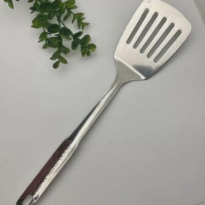Personalized Stainless Steel Spatula, Custom Cooking Spatula, Grilling Spatula