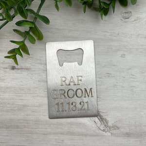 Abridor de botellas personalizado - Regalo de boda - Abridor de botellas de metal - Abridor de botellas grabado - Abridor de tapas de botellas - Herramienta de bartender - Cerveza