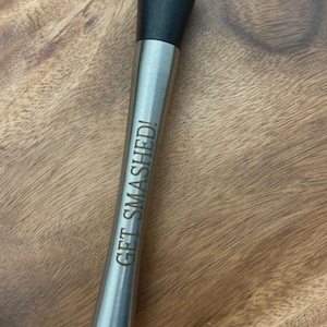 Personalized Stainless Steel Muddler – Custom Engraved Bar Tool for Cocktails & Home Bars