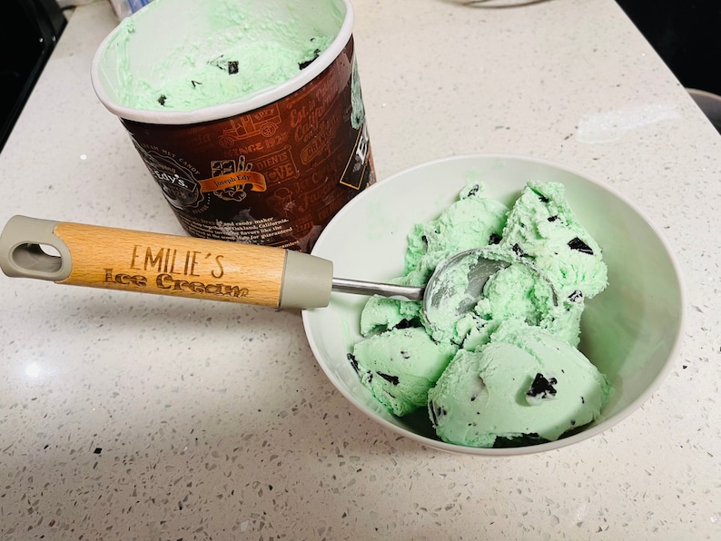 Personalized Ice Cream Scoop Engraved Ice Cream Scoop Etsy