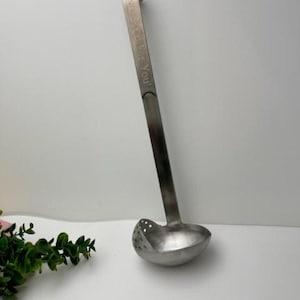 Gepersonaliseerde roestvrijstalen zeeflepel, gegraveerde zeeflepel, zeef, kookgerei