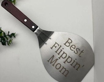 Spatola grande personalizzata, spatola da cucina incisa, grande spatola, spatola per pancake