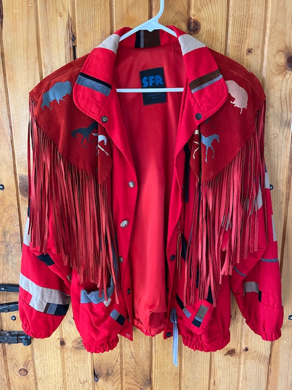 Vintage 90's Santa Fe Re-creations Denver Fringe Patchwork & Hand