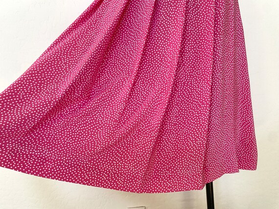 PENDLETON Skirt Blouse Set Vintage 1980s Pink Pol… - image 7