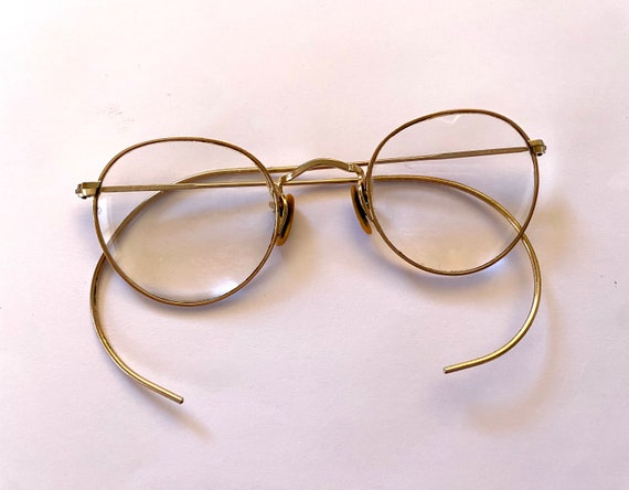 BAUSCH & LOMB Eyeglasses Vintage 1930s 12k Gold F… - image 3