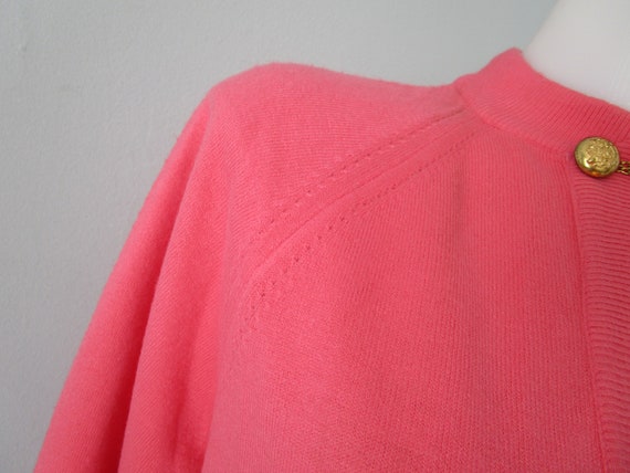 Pullover Sweater Vintage 1960s Soft Bubblegum Pin… - image 4