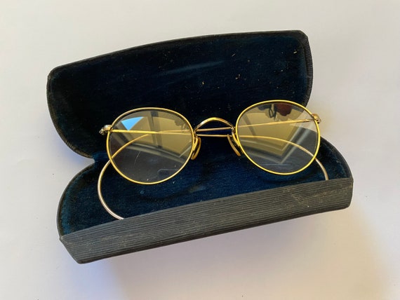 BAUSCH & LOMB Eyeglasses Vintage 1930s 12k Gold F… - image 8