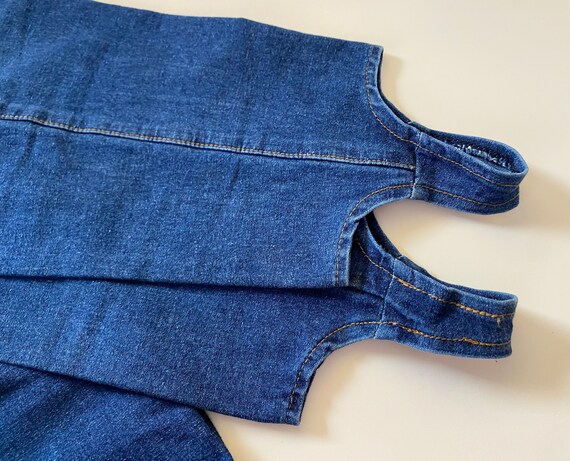Stirrup Pants Vintage 1980s High Waist Blue Denim… - image 3