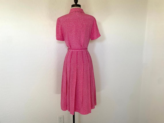 PENDLETON Skirt Blouse Set Vintage 1980s Pink Pol… - image 8