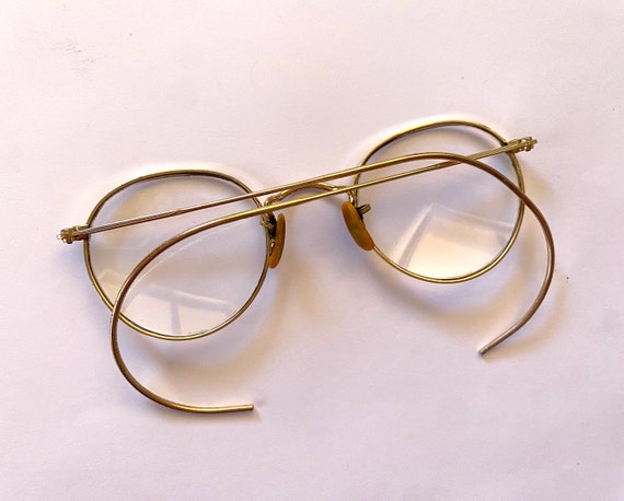 BAUSCH & LOMB Eyeglasses Vintage 1930s 12k Gold F… - image 4