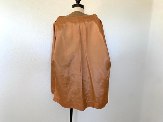 Suede Jacket Vintage 1970s Camel Brown - image 8