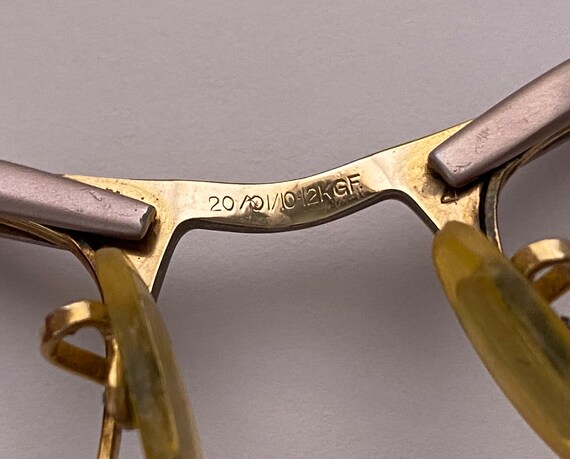 AMERICAN OPTICAL Cat Eye Glasses Frames Vintage 1… - image 9