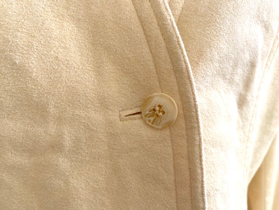 BILL BLASS Suit Vintage 1980s Beige Ultrasuede Bl… - image 3