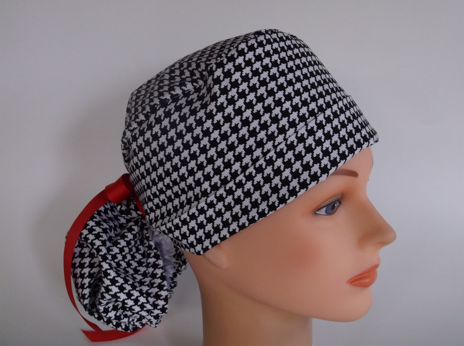 houndstooth scrub top