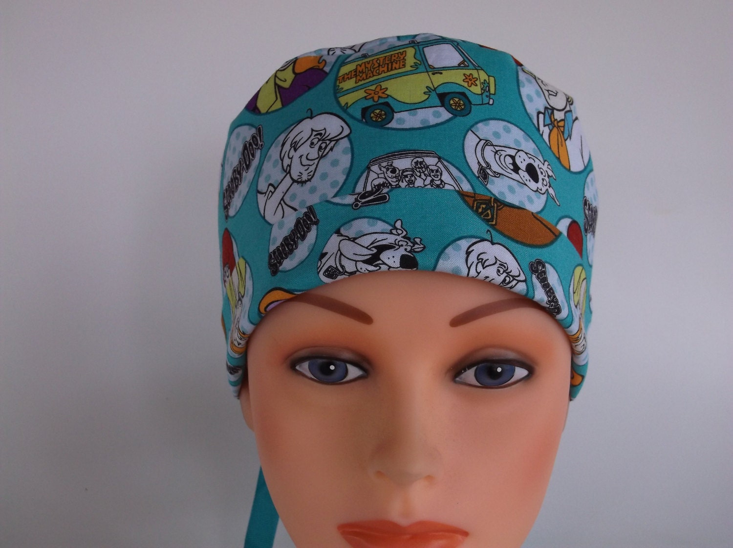 Scooby Doo Ponytail Womens Lined Surgical Scrub Cap Scrub - Etsy