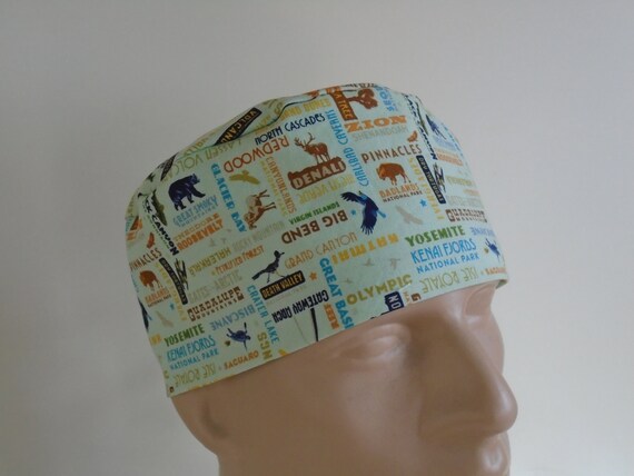 National Parks Men's Surgical Scrub Hat 